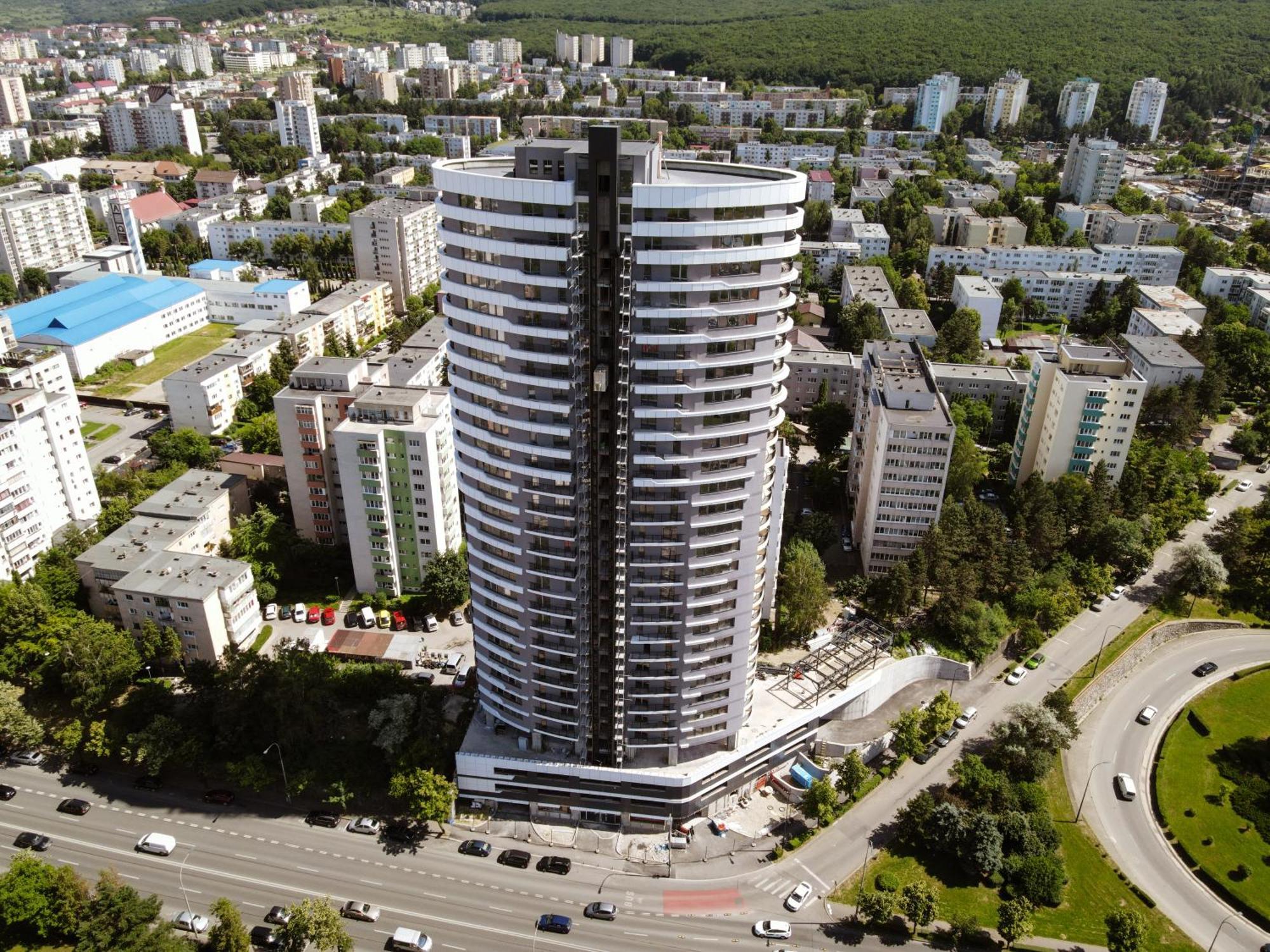Boudoir 139 Apartments City Tower -18Th Floor Cluj Napoca Bagian luar foto